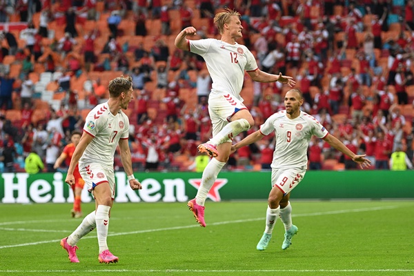 Dinamarca a los cuartos de final de la Eurocopa. Foto: Twitter
