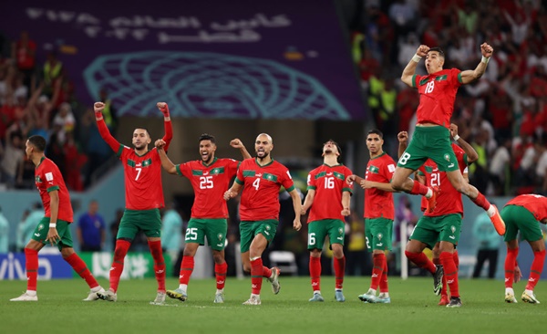 Marruecos avanzó a los cuartos de final. Foto: Twitter