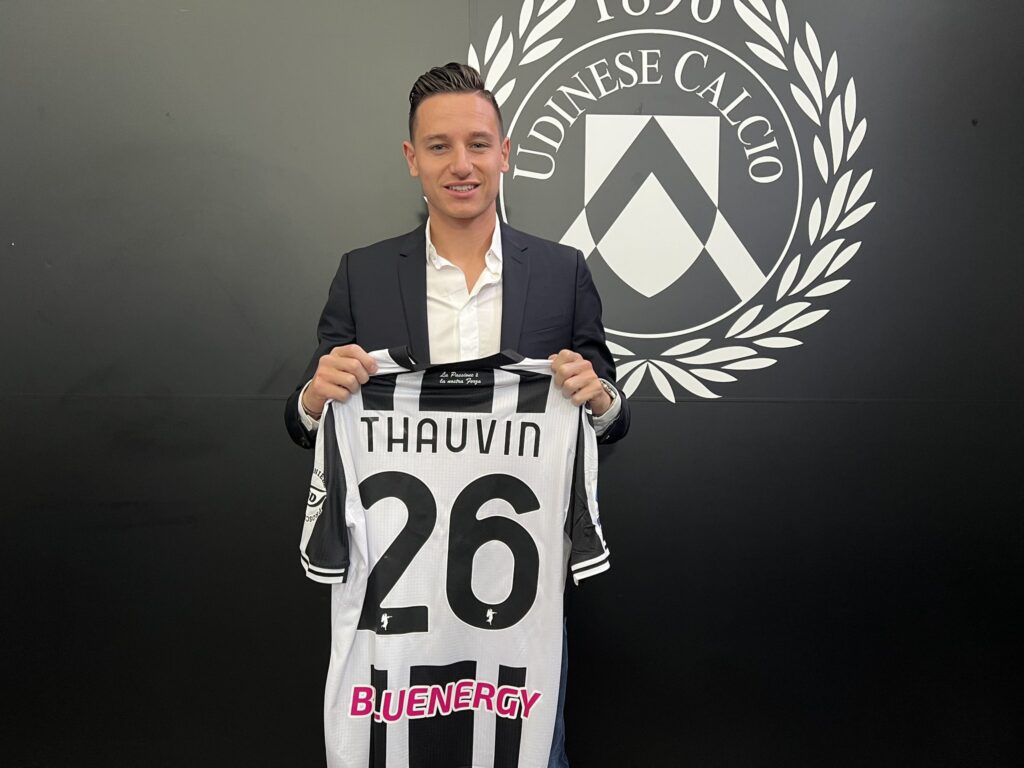 Florian Thauvin nuevo jugador del Udinese. Foto: Twitter